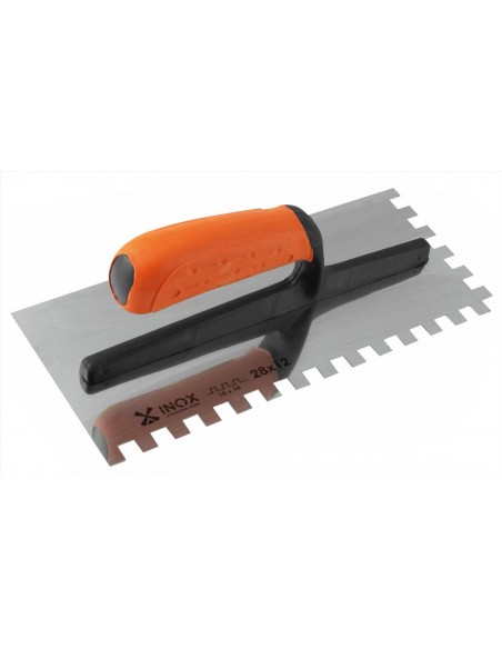 Liçosa dentada, Liçosas dentadas, Ladrilhadores, estrutura fibra de vidro, lamina, 0,6 mm, dentes quadrados