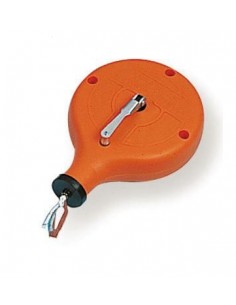 Marcador de Linha, Enrolador em plástico, cor de laranja, Marcador de linha, 30 metros, Marcadores de Linha, Linha Azul