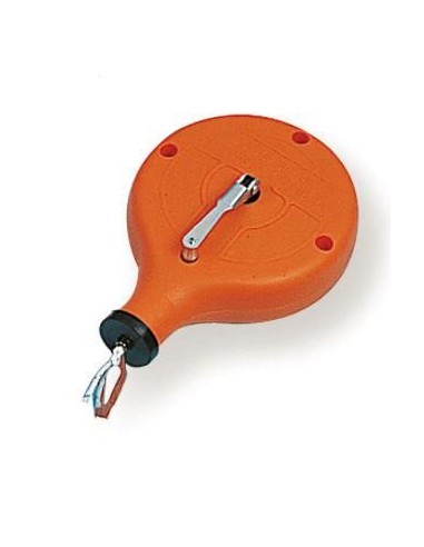 Marcador de Linha, Enrolador em plástico, cor de laranja, Marcador de linha, 30 metros, Marcadores de Linha, Linha Azul