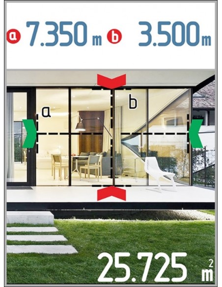 Medidor de distancias, Medidor Laser, Condtrol, Ferramentas a laser, medição, Construção, 150 metros