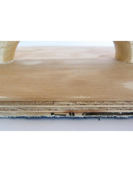 Talocha de Madeira, talocha de lixar, Talocha com lixa, Talocha para esferovite, poliestireno, Capoto, Talocha de lixar