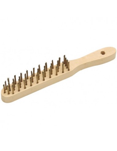 escovas de alço, Cabo de madeira, Escova de aço redondo endurecido, ferramentas, Construção, Ferramentas de escovar