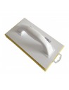 Talocha PVC Esponja 14X25cm, Talocha de acabamento, Manual, Rebocos frescos, Esponja de poliuretano amarelo, Ferramenta