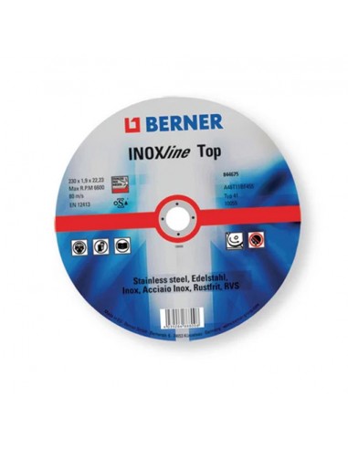 Discos de corte Inox Berner, Disco de rebarbar para aço inox, discos profissionais, aço inoxidável, Discos, acabament Discos de corte Inox Berner, Disco de rebarbar para aço inox, discos profissionais, aço inoxidável, Discos, acabament