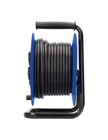 Rolo de fio eletrico, extensão, rolo de cabo, material eletrico, Carretel de Cabo, 4 tomadas com terra