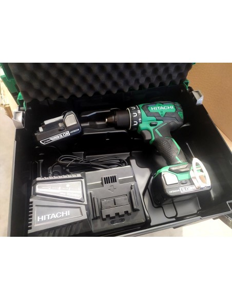 Berbequim sem fio, KIT Aparafusadora Hitachi DS14DBSL, com baterias, Berbequim, Bom Preço, Ferramentas, bons preços