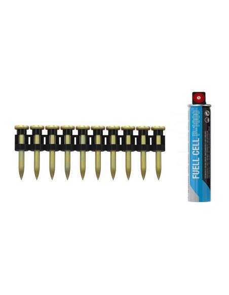 prego para pistola, Gás, Desa, 1000 pregos, pregadora, garrafas de gas, ferramentas, construção