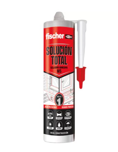 Cola e Veda, Fischer, resistência, aderência, patível com tintas, materiais de construção, Silicones, Ladrilhos, pr