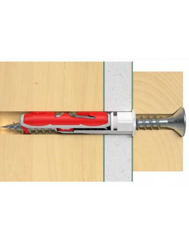 Buchas Duotec, Fischer, Nylon, parafusos, cargas elevadas, fixação, buchas, materiais de fixação