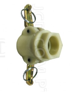 Record femea em nylon com Rosca, Acoplamento, Acoplamentos Kamlock, Bauer, Joper, UMT, Perrot, Camlock, Construção, Ma