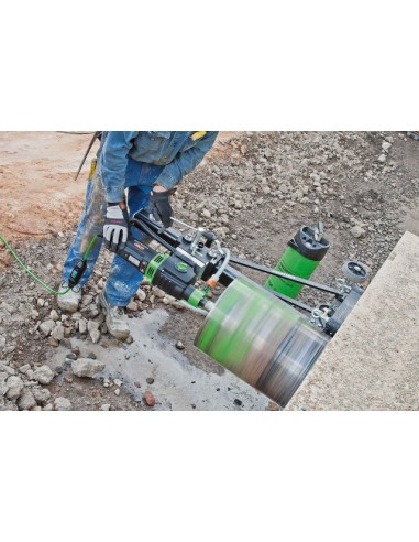 Perfuração diamantada, Caroteadora DBE 352, Perfuradoras, Diamante, pedra, Portugal, Betão armado