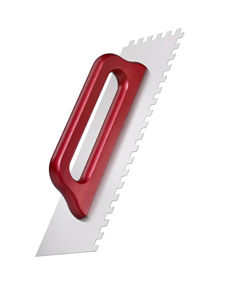 Liçosa inox, espatula dentada, cabo madeira, Liçosas dentadas, Ferramentas manuais, ladrilhadores, Construção, Preç