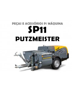 Peças e acessórios para Sp11, Máquina transporte de betonilha, Putzmeister, importador nacional, Portugal, Assistênc