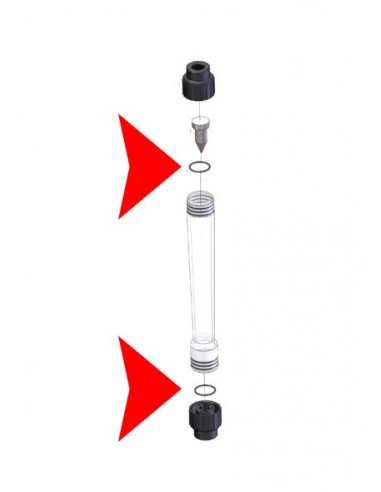 Caudalimetro, Proveta, 20185004, Maquinas de projectar, PFT, G4, Peças, provetas,