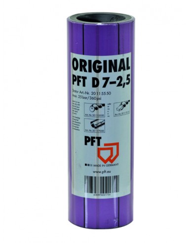 Camisas e Sem Fins PFT, Camisa Lilás PFT D7-2,5, Camisas e fusos, para maquinas de projetar, Camisas PFT, Sem-fins para