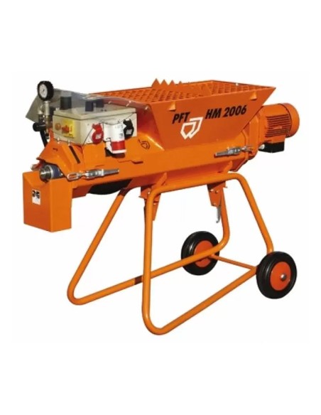 Misturador Continuo, Marca PFT, misturadores contínuos, Horizontais, Mistura de Argamassa, Argamassas em Pó, Mistura d