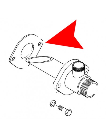 Junta oval de saída da cuba, Maquina de betonilha, Brinkmann, EstrichBoy, peças, acessórios, reparações, Maquinas