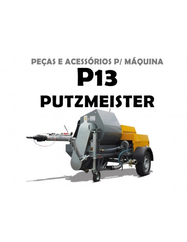 Peças e acessórios para P13, Máquina transporte de betonilha, Putzmeister, importador nacional, Portugal, Assistênci Peças e acessórios para P13, Máquina transporte de betonilha, Putzmeister, importador nacional, Portugal, Assistênci