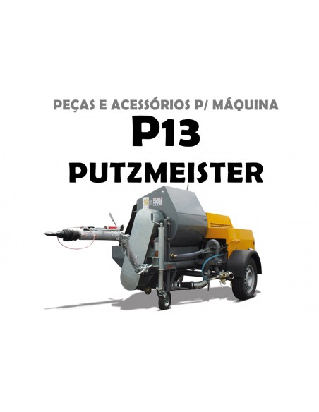 Peças e acessórios para P13, Máquina transporte de betonilha, Putzmeister, importador nacional, Portugal, Assistênci Peças e acessórios para P13, Máquina transporte de betonilha, Putzmeister, importador nacional, Portugal, Assistênci