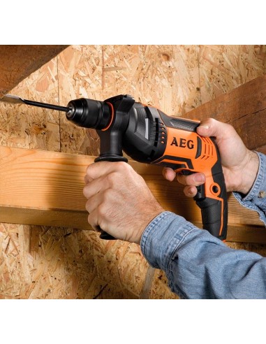 Berbequim com precursão, AEG SBE 705 RE 705W, furadoras, Perfuração, Ferramentas eletricas AEG, Ferramentas, Berbequi