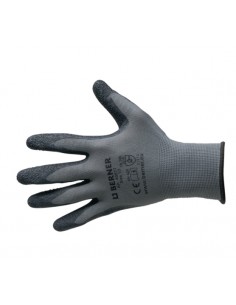 Luvas Nylon revestimento Latex, Luvas para construção, trabalho com máquinas, ferramentas, Luvas de trabalho, Roupa