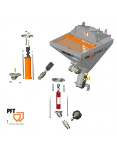 Peças e Acessórios, Ritmo L Plus, Maquinas de projetar reboco, PFT, Maquinas de gesso, Peças de origem, Preços
