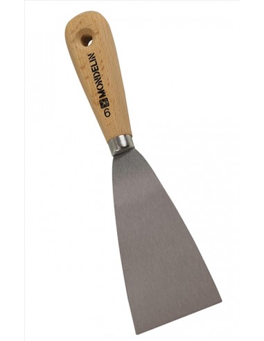 Espátulas cabo de madeira, Espátulas de lâmina clássica, Aço, Ferramentas, preços, gesso, placas