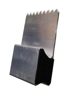 Régua H, alumínio, Réguas, H Fechada, Dentada, alisar, ferramentas, construção, alisamento, Reboco