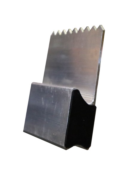 Régua H, alumínio, Réguas, H Fechada, Dentada, alisar, ferramentas, construção, alisamento, Reboco