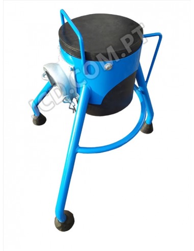 Tripe para betonilha, Distribuição, Mangueira, chapa, Betonilha, Tripe Azul com adaptador 65 de Engate, Tripe, betonil