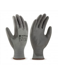 Luvas profissionais, Poliester, Poliuretano, par de luvas de trabalho,