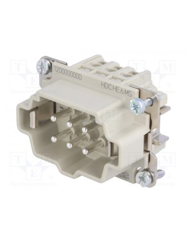 Fichas Weidmuller, Fichas de contacto, material eletrico, Fichas, Macho, femea, Ligações, Maquinas de Projectar, 24 A.