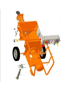 Peças e acessórios para PFT ZP3, Compressor, Máquinas de reboco, PFT ZP 3, Peças de origem, PFT, máquinas de projet