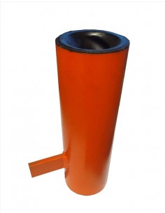 Camisa D6-3, Camisa com perno, Cor, Laranja, Camisas e fusos, Maquinas de reboco, Maquinas de projectar, Construção