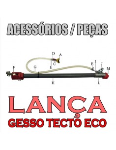 Peças para Lança de Gesso Tecto ECO, Acessórios, peças, Lanças, Pistolas de projeção, Maquinas de reboco, Lanças