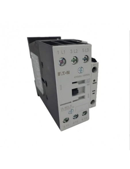Contactor com auxiliar, DILM25-10, Maquinas, elétrico, Peças, Acessórios, Construção, Material elétrico para Maqui