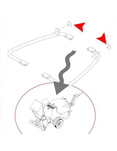Refletor Redondo branco, D.61 PM, maquinas de betonilha Putzmeister, Luzes, peças, maquinas, Portugal, maquinas, preço