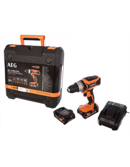 AEG, Berbequim, Kit inclui 2 baterias 2.0 Ah, Carregador e mala, combinado AEG, preços baixos, Descontos, promoções