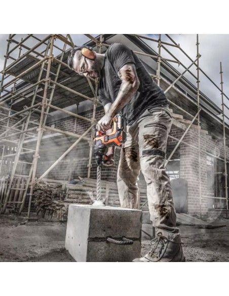 Martelo perfurador, Furação, Furadora, Berbequim Martelo, Inclui 2 Baterias 5Ah, Carregador, ferramentas sem fio, Bate