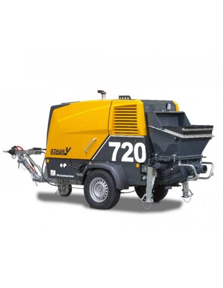 Putzmeister P720, Bomba transporte de Betão, P720, Putzmeister, Bombas de Betão, Portugal, Máquinas de Betão, chapa