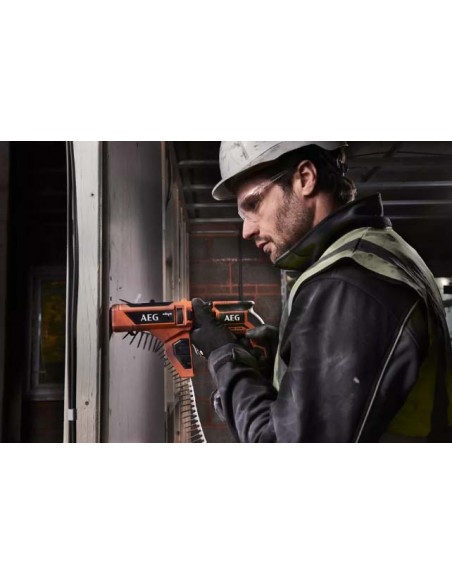 Aparafusadora AEG para Pladur, Placas de gesso cartonado, Parafusos, Ferramentas sem fios, Bateria, Kit, Preço baixo