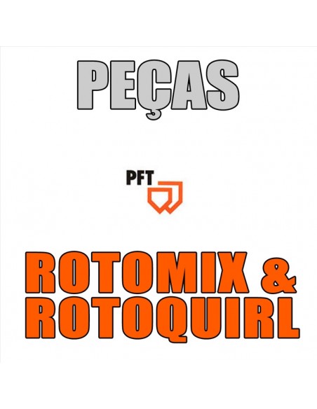 peças, rotoquirl, rotomix, aranhas, misturador, camisas, fusos, varão, tampas. Peças, PFT
