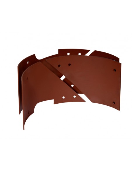 Forras, Proteção da cuba, meio furo, Tambor Tremonha, Máquinas de betonilha Brinkmann, Maquinas Betonilha, Cuba, Forr