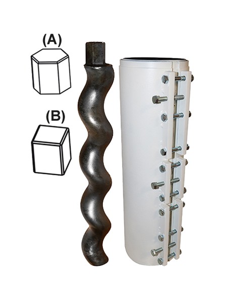 Camisa e fuso 2L8, Peças, Camisas e Fusos, Sem-fins para máquinas, Maquinas de projetar, Trifásicas, Monofásicas, pr