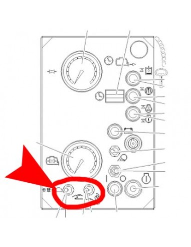 interruptor do quadro da maquina de betonilha, Putzmeister, M740, interruptores, maquinas, construção, Maquinas novas
