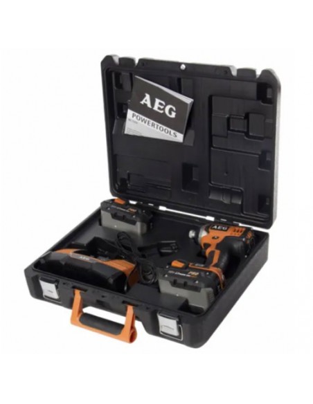 4935459898 AEG, Kit, aparafusadora de impacto, Desconto, Preços Baixos, inclui 2 baterias, 1 carregador, Promoções