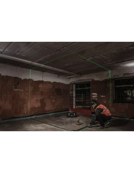 Nível laser 3 linhas AEG CLG330-K, alinhamento perfeito preparado para locais de trabalho com um alcance de 30m, Linha 