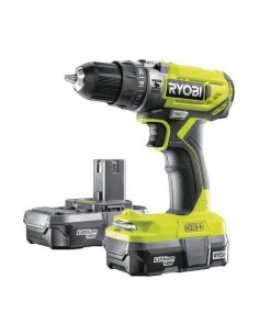 Kit Berbequim de percussão, Ryobi, Berbequins R18PD3-220S 18V, descontos, Preço Baixo, furadora, sem fio, Baterias, Fe