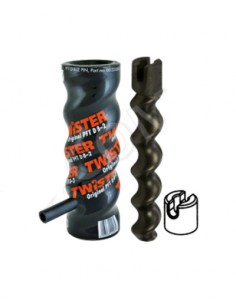 Camisa preta D8-2 PIN TWISTER, PFT 00530882, fuso 00543761, Peças, Camisas e Fusos, Sem-fins, reboco, gesso, maquinas