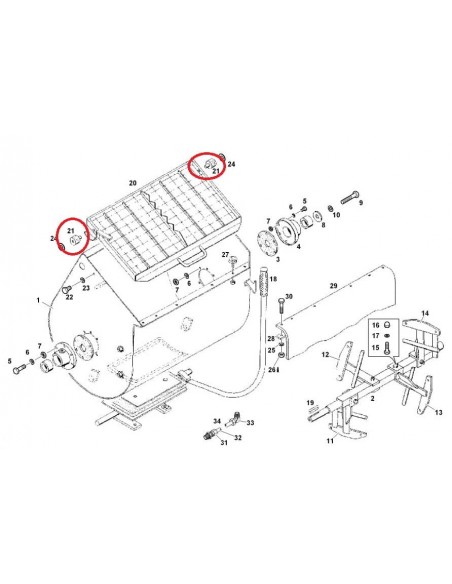 Silentbloc de borracha, Para maquinas de betonilha, Silentblock, Putzmeister, acessórios, peças, Maquinas, Preços